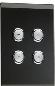 Clipsal C-Bus wall keypad in a Melbourne home