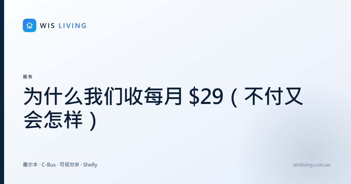 为什么我们收每月 $29（不付又会怎样）
